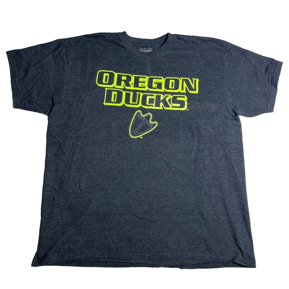 Oregon Ducks Gray T-Shirt Champ Sports Gear Extra Large EUC Football University